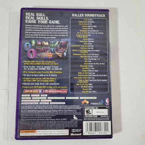 XBox 360  / XBox Kinect NBA Baller Beats Game - - #1272 - Picture 2 of 3